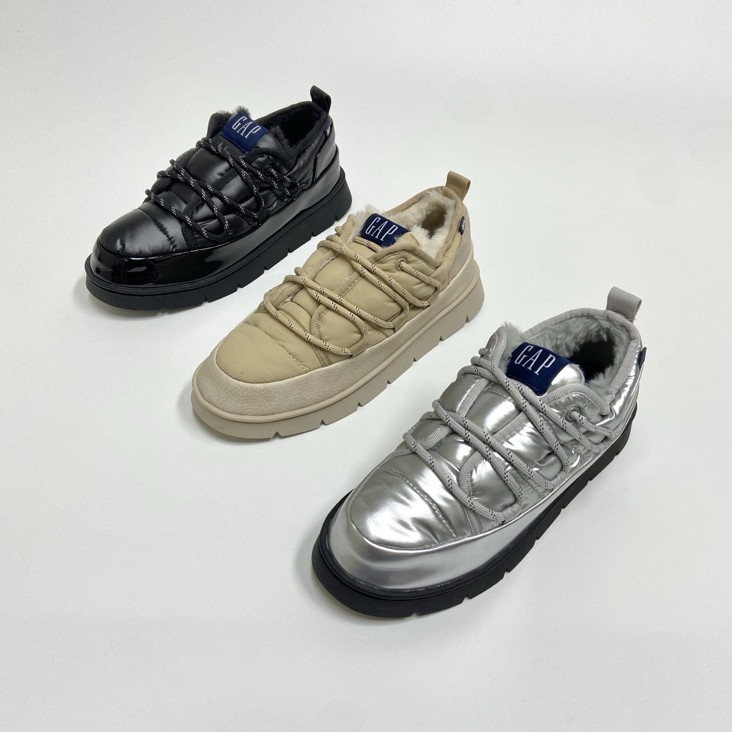 出口美国外贸女鞋冬季新款一脚蹬乐福鞋英伦风休闲板鞋厚底雪地靴