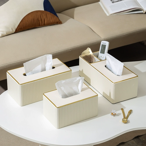 Креативный многофункциональный журнальный столик, коробка для салфеток, гостиная с дистанционным управлением, элитный светлый роскошный стиль, красивое домашнее хранилище