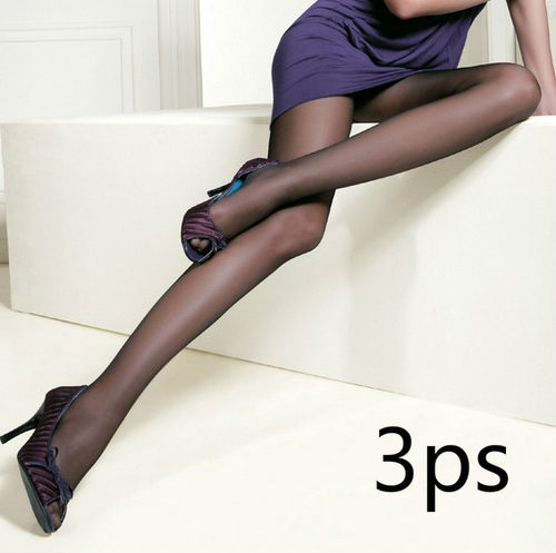 Mengna kniting Ultra-thin  10D Stocking socks of ladies 3ps