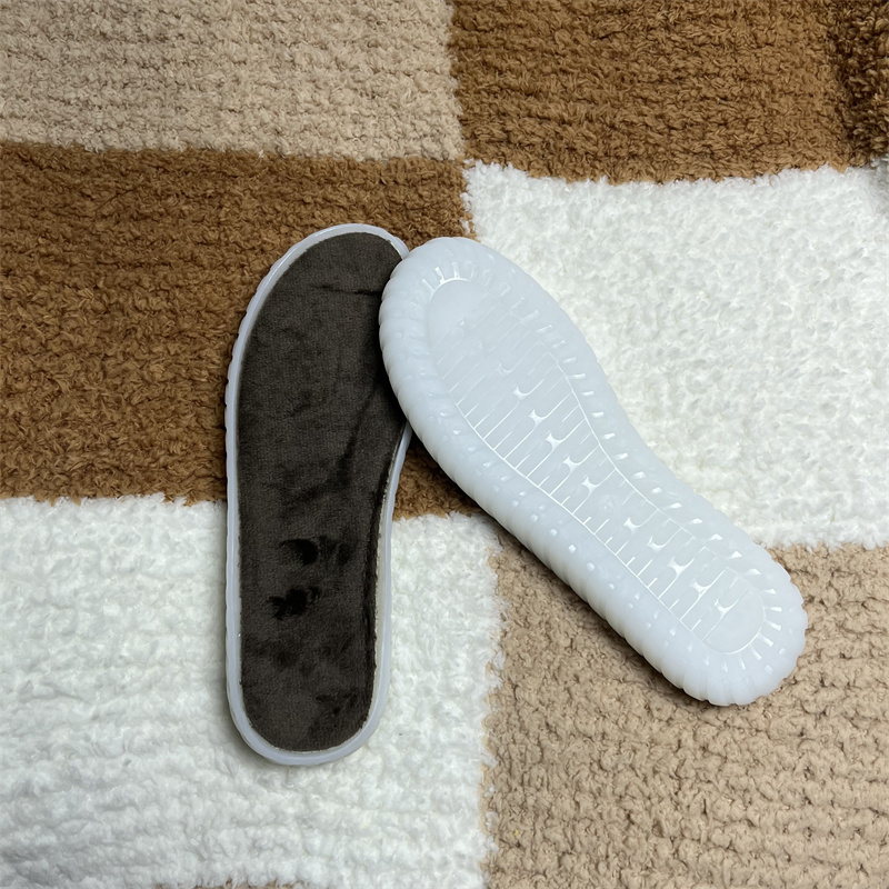 加绒鞋底编织鞋子勾拖鞋