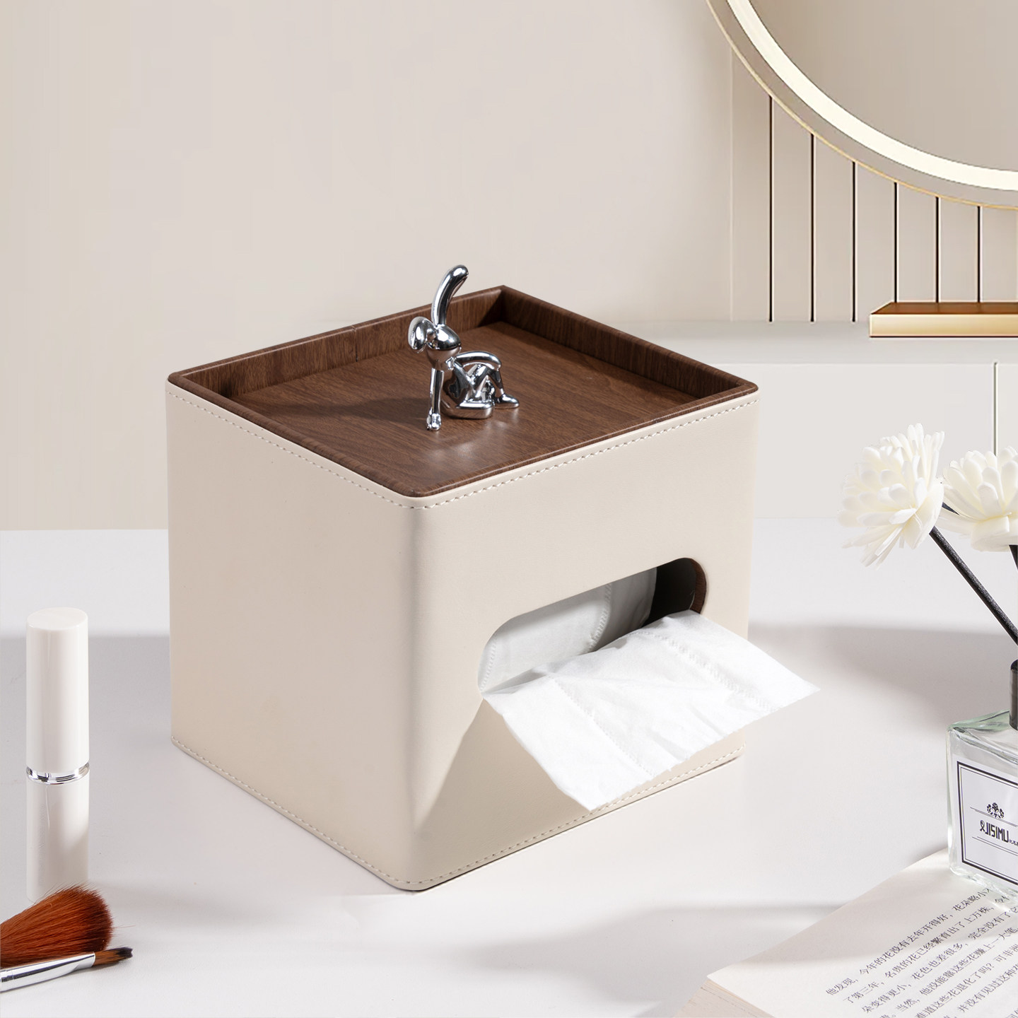 轻奢免抽纸芯的卷纸筒盒