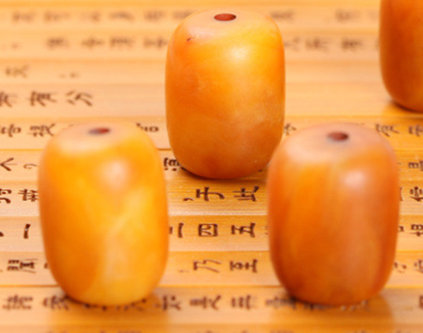 古董藏式老蜜蜡老琥珀桶珠墩子配珠腰珠顶珠配饰