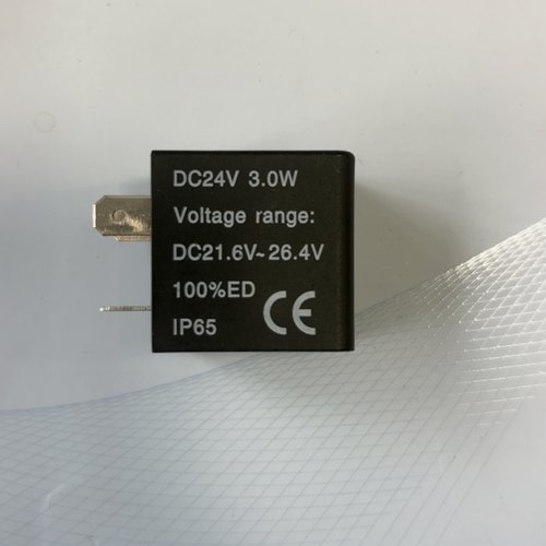 4V210气动电磁阀用线圈DC24V 3W  3.0W通用型 高度30MM 底孔9.1MM