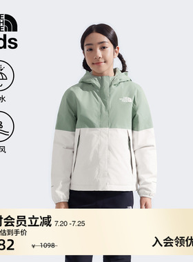 北面儿童冲锋衣女童Antora防水硬壳抓绒保暖户外TheNorthFace873R