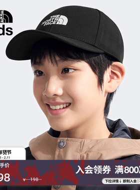 北面儿童鸭舌帽子男女童Classic 66运动户外TheNorthFace|7RIW