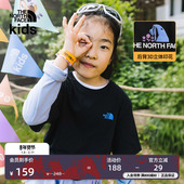 北面童装 8DCS TheNorthFace 儿童纯棉印花男童短袖 女童透气T恤新款
