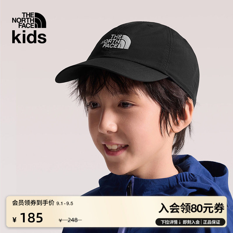 北面儿童运动休闲鸭舌帽图片