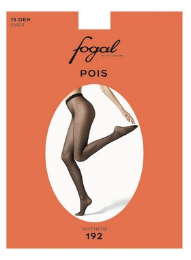 大促6折Fogal Pois 15D 超薄透明时尚波点满天星连裤丝袜棕色 192