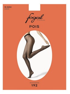 大促6折Fogal Pois 15D 超薄透明时尚波点满天星连裤丝袜棕色 192