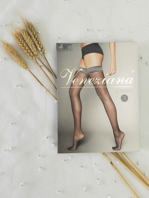 波兰豹纹窄边超薄透明长筒袜