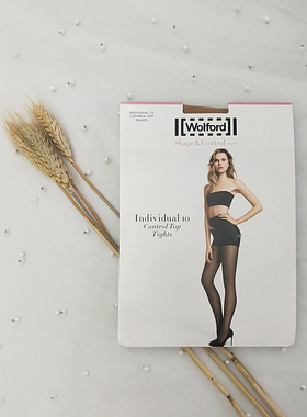 Wolford In 10收腹塑身超薄哑光隐形柔软天鹅绒感连裤袜 18163 XL