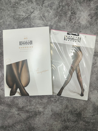 Wolford SYNERGY 40 LEG SUPPORT 微压塑型美腿半透明连裤袜18393