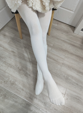 意大利Trasparenze Wilma 90D 40%棉混纺秋冬乳白色连裤袜 燕麦肤