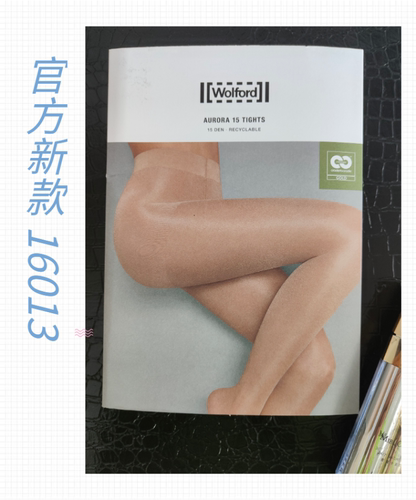 XL Wolford 16013 AURORA 15D 丝滑柔软 宽腰带 光泽防走光连裤袜 - 封面