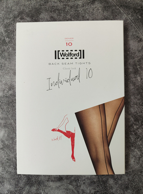 Wolford Individual 10D back seam 虾背线性感天鹅绒连裤袜18563