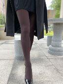 Cover 灰 100 XL波兰Marilyn 天鹅绒感秋冬打底连裤 袜咖啡 蓝 黑