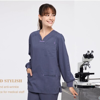 安诺医护弹力牙科女装手术服