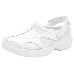 安诺护士鞋女软底透气防臭防滑不累脚厚底增高真皮医护鞋