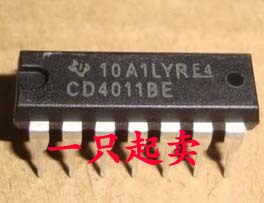 原装全新 CD4011 CD4011BE HCF4011BE DIP-14 四2输入端与非门