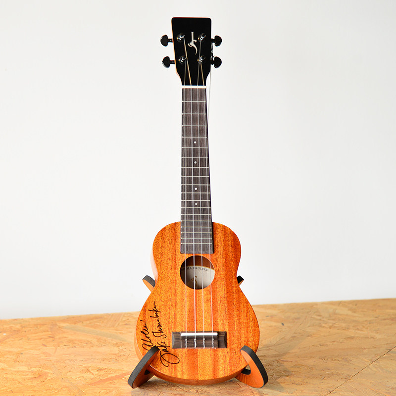 jake shimabukuro亲笔签名shima尤克里里21寸杰克岛袋乌克丽丽