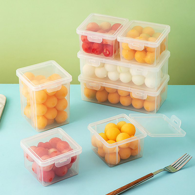 水果盒便当盒小学生上学上班外带外出便携儿童收纳盒保鲜盒分格