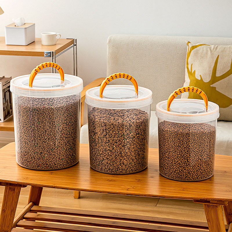 粮食存储收纳盒储粮桶盒子猫粮储存桶狗粮防潮宠物猫咪冻干密封罐,厨房/烹饪用具,米桶/米缸,淘宝优惠券,粉丝福利购,淘宝优惠卷