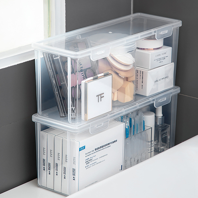 洗漱台收纳盒窄长型卫生间缝隙置物架浴室厕所化妆品橱柜内整理盒