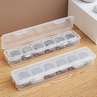 硬币盒一元五毛一角混装分装盒大容量硬币盒子硬币收纳分类收纳盒