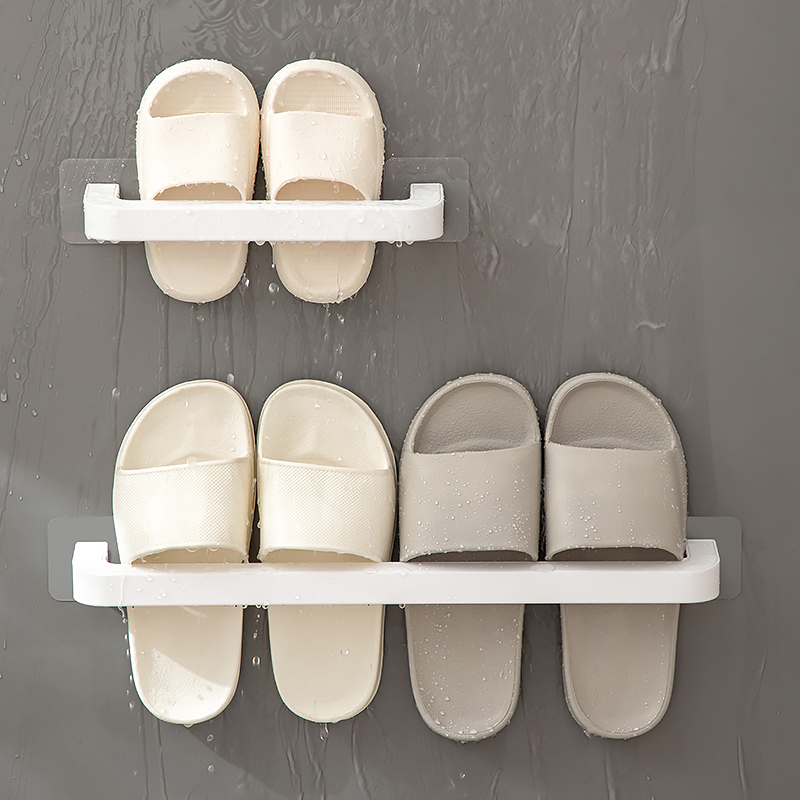壁挂拖鞋架免打孔厕所浴室鞋架