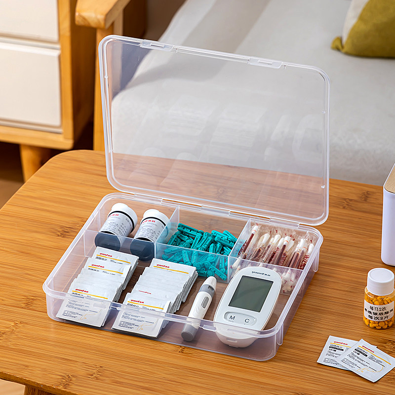 血糖仪收纳盒家用药盒医用药物药品药剂胰岛素仪器放血糖仪盒子