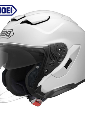 日本SHOEI半盔J-CRUISE3 2摩托车头盔双镜片4分之3巡航金翼JC三代