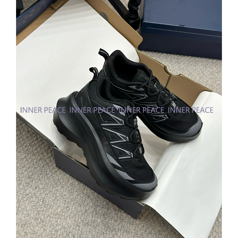 正确版现货cdg联名款厚底小白鞋