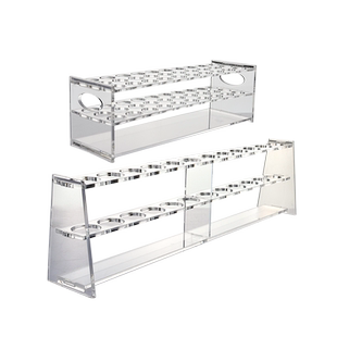 三爱思试管架比色管架子玻璃试管带塞大试管瓶离心管样品架亚克力激光切割实验器材进样瓶架直径15~30mm