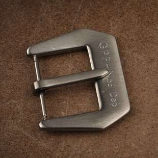 24MM 22MM 26MM适配胖大海PAM DIV真皮表带扣 手工雕刻字母表扣