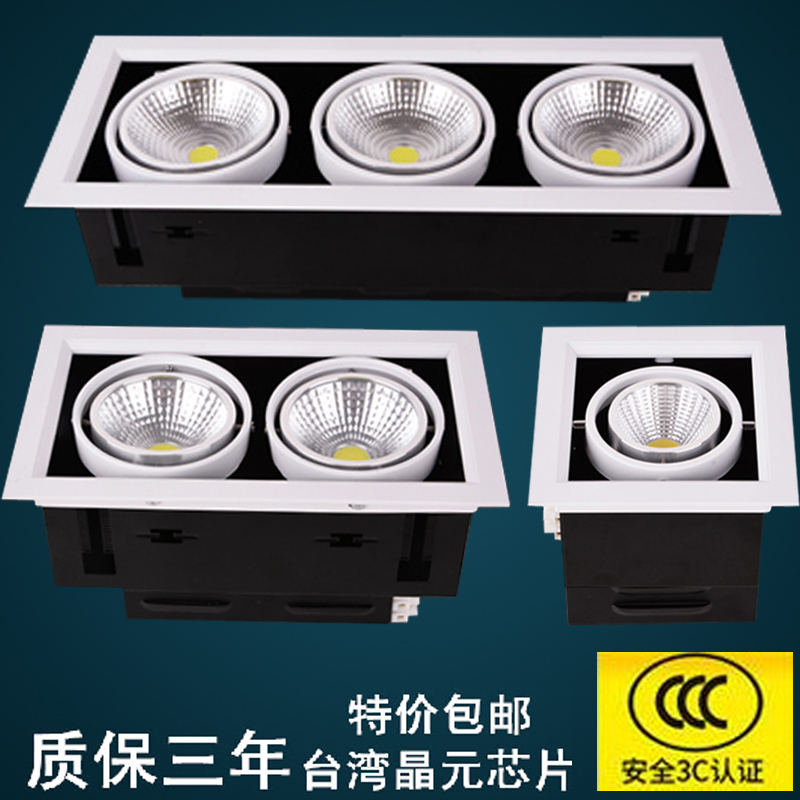led双头长方形射灯