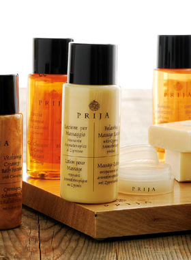 PRIJA洗发润发乳沐浴身体乳按摩乳40ml小样体验旅行伴手礼木质香