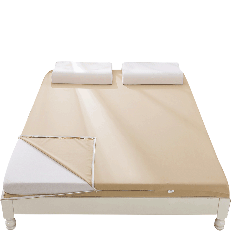 全棉全包床垫套罩纯棉L型拉链学生宿舍拉链褥子套被褥套90x200cm
