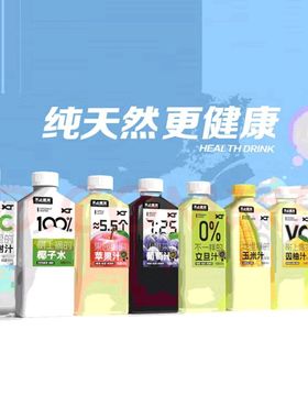 不止夏天椰子水450ml*15瓶白桦树汁葡萄汁苹果汁双柚汁玉米汁饮料