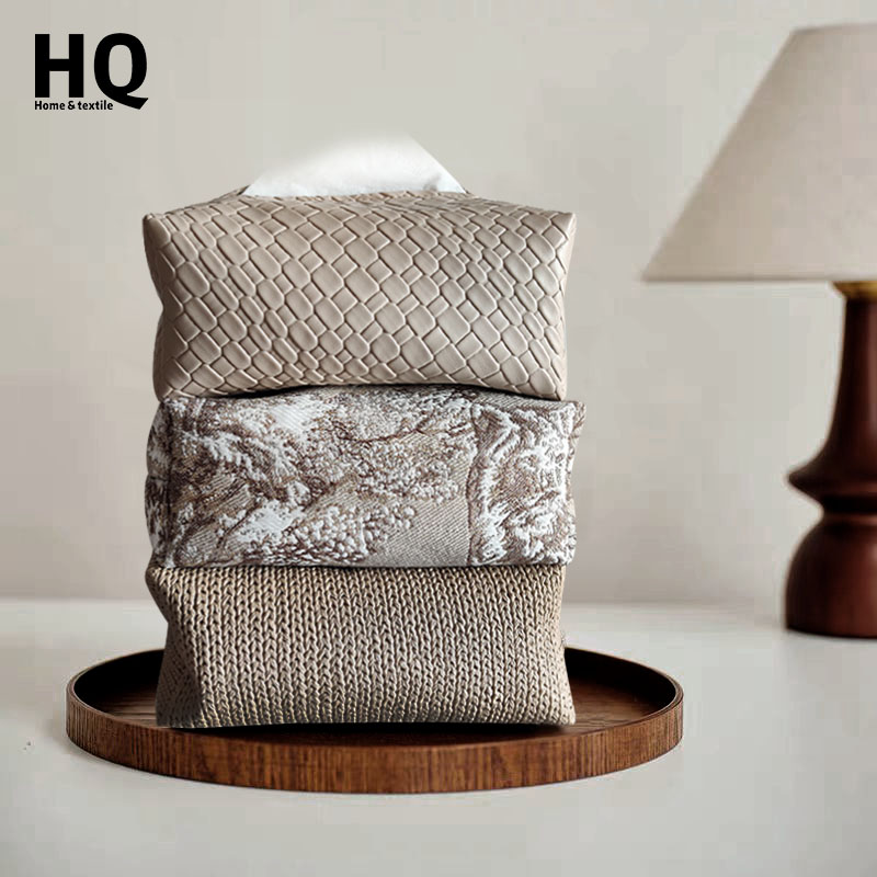 奶油色系2025新款纸巾盒法式高级感家用客厅中古风轻奢茶几桌面