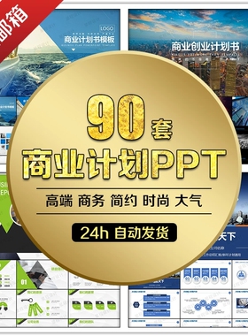 高效创业必备PPT模板，营销策划方案演示神器，动态幻灯片素材