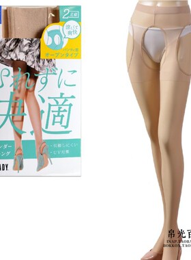日本凉爽镂空开裆快超薄防晒连裤袜丝袜子regart fitlady