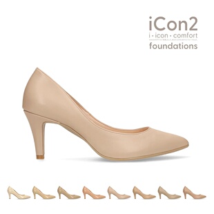 日本制MAMIAN裸色肤色7cm高跟鞋尖头女浅口鞋子百搭通勤单鞋F7203