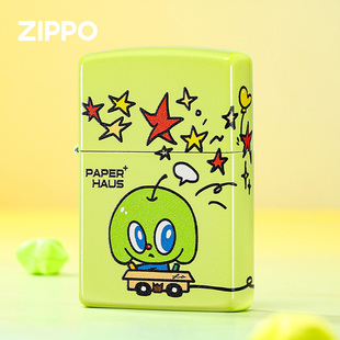 ZIPPO打火机 高颜值夜光星星之火 防风煤油正品火机 生日礼物送礼