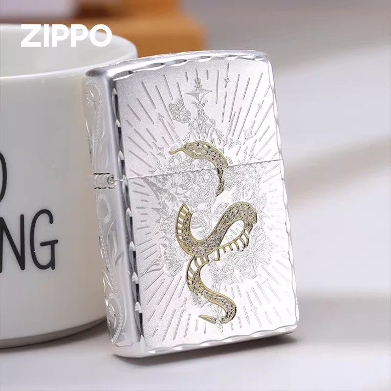 zippo打火机玫蛇星辉 镀银精雕繁花 正品防风煤油新年情人节礼物,ZIPPO/瑞士军刀/眼镜,ZIPPO/芝宝,淘宝优惠券,粉丝福利购,淘宝优惠卷