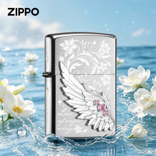 zippo打火机正品热恋茉莉之翼