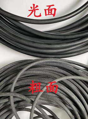 工业机械聚氨酯无缝耐高温O型进口黑色防静电PU圆皮带支持订做