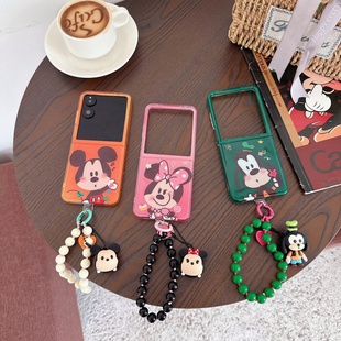 韩国ins可爱米奇米妮高飞适用小米mixflip手机壳保护套折叠屏荣耀magicvflip全包防摔三星zflip5 xflip 6女款