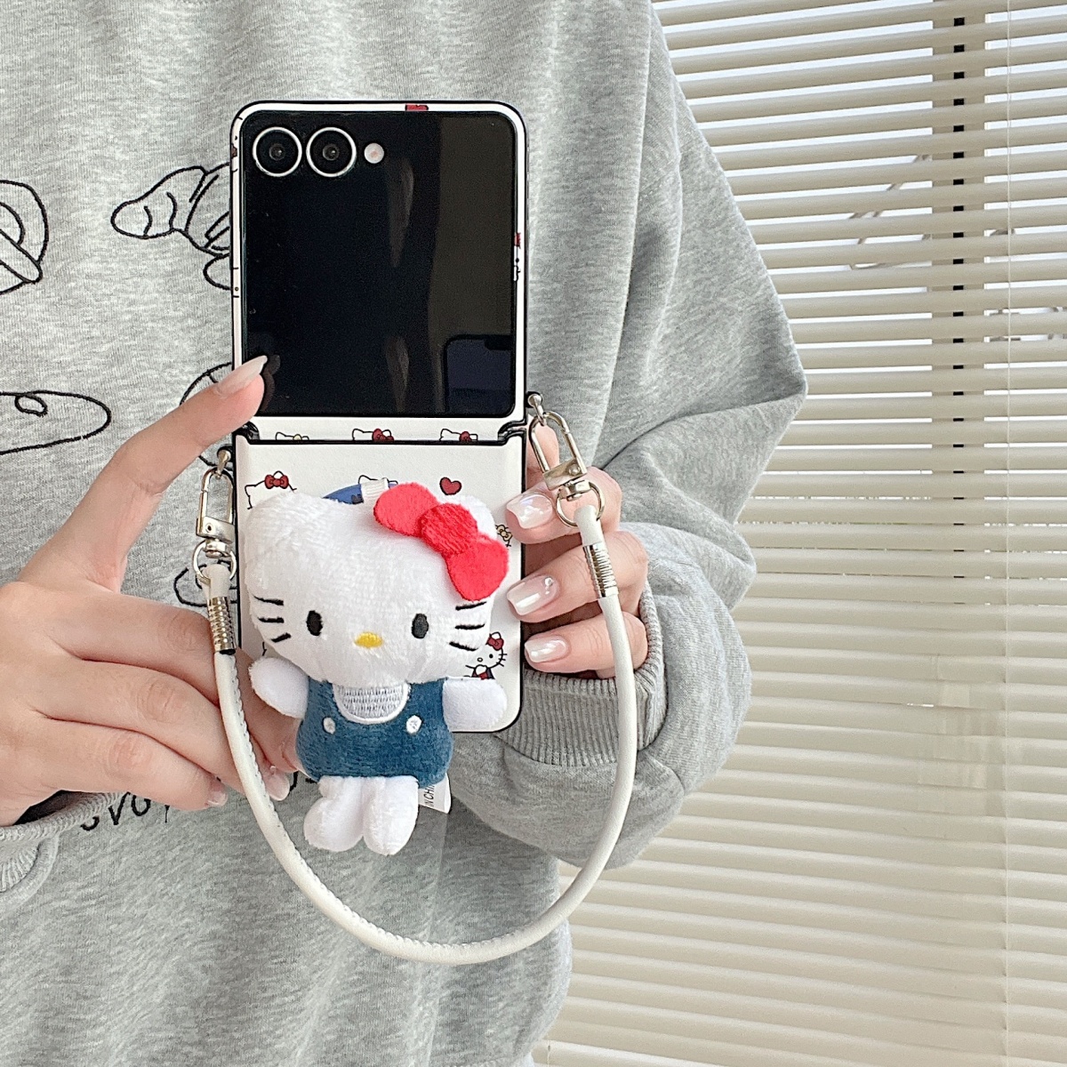 可爱卡通公仔zflip7fe三星保护壳