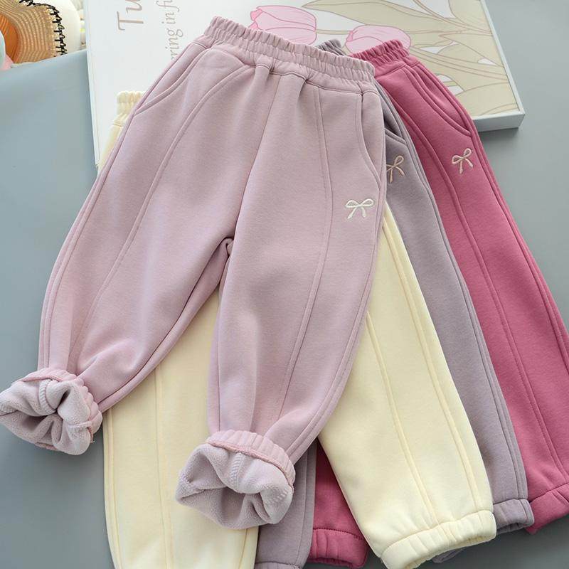 儿童冬季加绒卫裤 女童一体绒糖果色保暖裤 小清新舒适运动长裤,童装/婴儿装/亲子装,裤子,淘宝优惠券,粉丝福利购,淘宝优惠卷