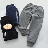 特价 运动长裤 子 清仓儿童双层加绒裤 秋冬男女童纯棉休闲保暖裤